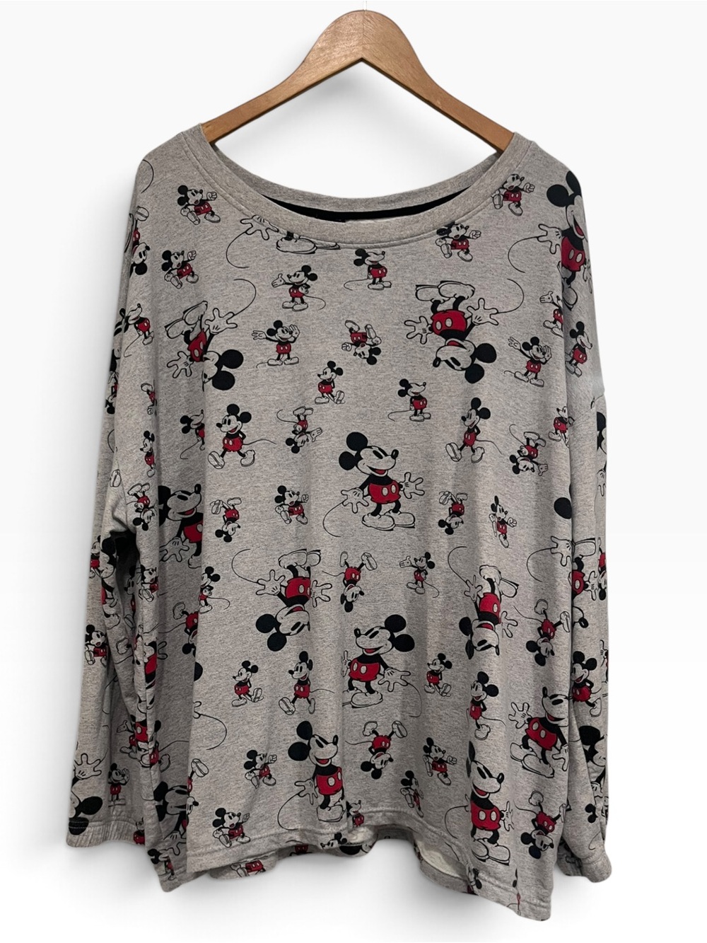 🖤 Who’s the Leader of the Club? YOU! Disney Mickey Mouse Print Top XXL